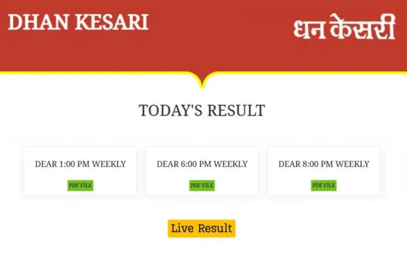 kesari lottery result​ at Freewap featured image